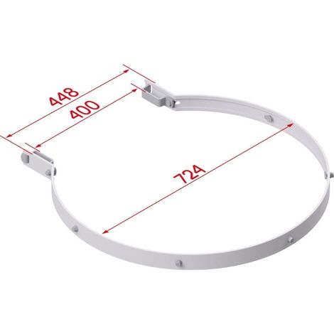 HYMER - Arceau de protection dorsale pour cage d'échelle à crinoline