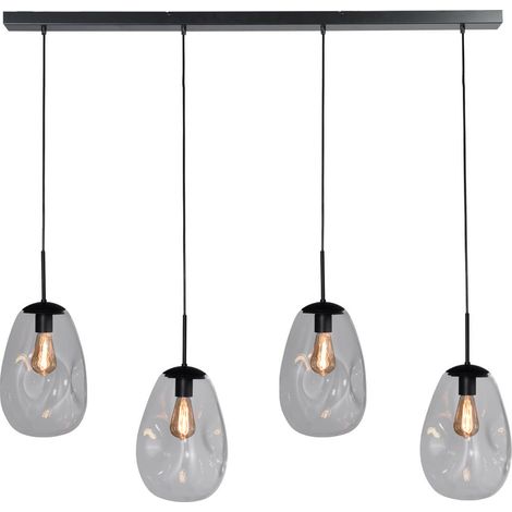 Lampe suspendue Lava 4x verre transparent Ø 22,5 cm - 2761-05-130-4-00-60 (1/3)