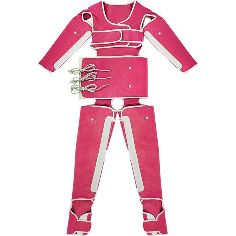 Dispositivo de masaje, calor infrarrojo, función de presión de aire, rosa, 220 V (1/2)