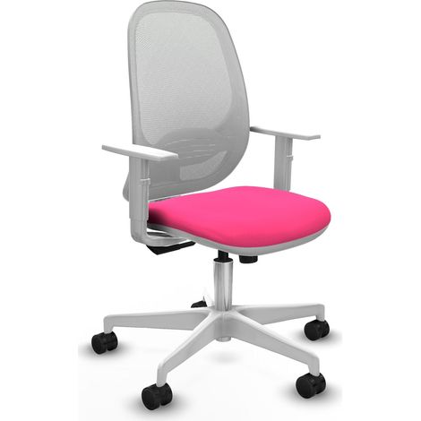 Chaise de bureau piqueras y crespo Cilanco blanc cuir synthétique (1/2)