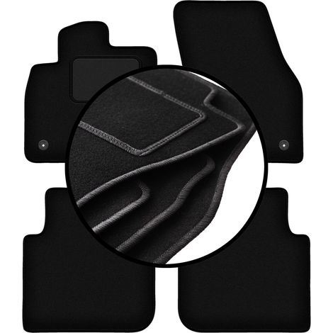 Ensemble complet de tapis en velours pour : Volkswagen Tiguan Allspace crossover (2017-)