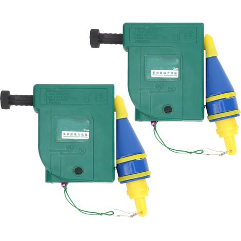 2-teiliges magnetisches Drahthammer-Pfahlmesswerkzeug aus legiertem Stahl, 3 Meter Länge