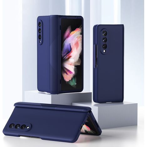 Custodia protettiva integrale in vetro per Samsung Galaxy Z Fold3 5G, colore blu. (1/5)