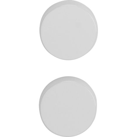 ECO Befestigung für runde Stoßgriffe - M8x70mm - geeignet für Türstärke 20-40mm, Kunststoff weiß (1/2)