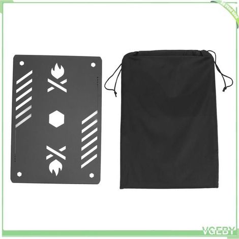Dessus de table de poêle - FAFEICY - GS 450R/450K - Alliage d'aluminium - Légère et portable - Transforme en table (1/4)
