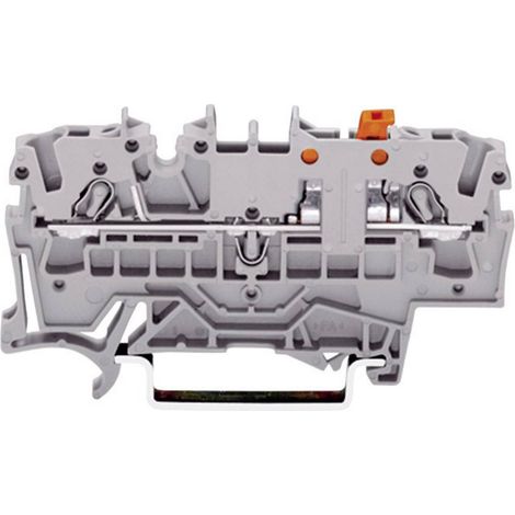 WAGO 2002-1671 Morsetto sezionatore 5.20 mm A molla Attribuzione: L Grigio 1 pz.
