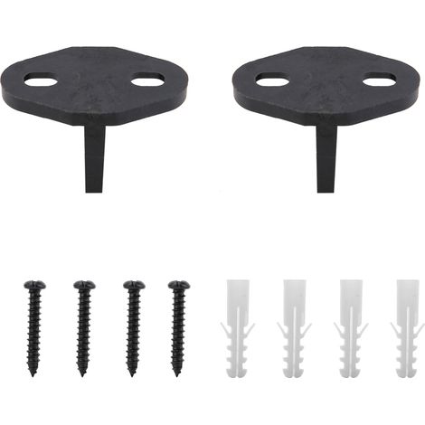 Guide De Sol En T Pour Porte Coulissante Réglable Accessoire En Plastique Pour Intérieur Lot De 1 (1/5)