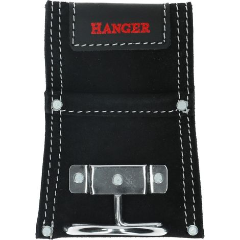 HANGER 510015 Hammerhalter aus braunem Veloursleder