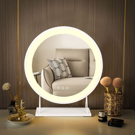 LED Hollywood Makeup Mirror Touch Dimmable 3 Colours Lighting (1/5)