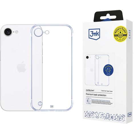 Coque transparente 3mk Just20g pour Apple iPhone 16E (1/5)