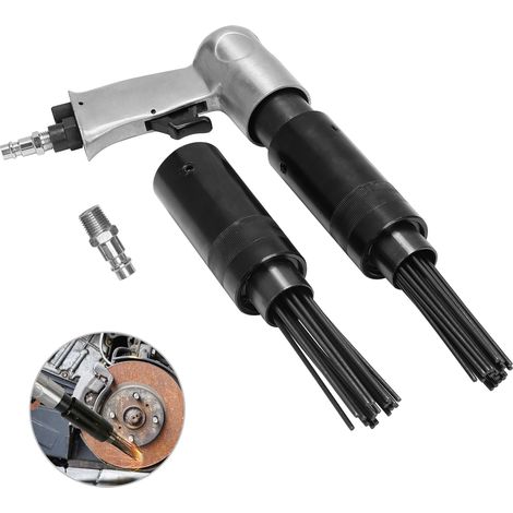 SWANEW Pistola ad ago per rimozione ruggine con testina di ricambio per rimozione ad aria compressa 19 aghi per incluse 2 testine per aghi (1/5)