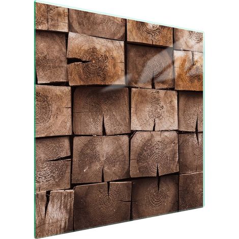 Plaque de protection en verre pour poêle à bois 50x52 (1/5)