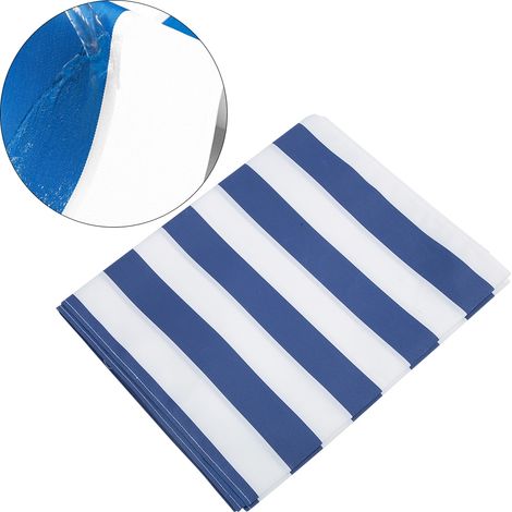 Tapis de jeu de course amusant en tissu Oxford pour enfants et adultes (bleu et blanc, 6 m) - Activités de groupe et de travail d'équipe (1/5)
