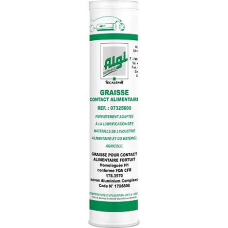 CARTOUCHE GRAISSE CONTACT ALIMENTAIRE EP 1.5 ALGI EQUIPEMENT - 07325600