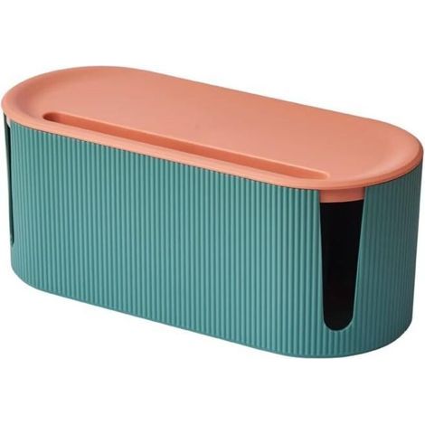 DBBEGK Boîte à câbles design - gestion des câbles - Boîte de rangement pour plusieurs prises (vert)-Fei Yu (1/5)