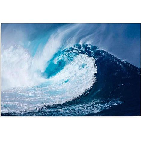 Tableau vague de la mer - 50 x 40 cm (1/5)