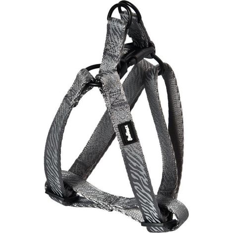 Harnais réglable, réfléchissant, L, 25mm/65-80cm, gris