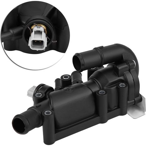 Thermostat + boîtier + joints + capteur pour Ford Fiesta V 1.3 boîtier de thermostat 1149617 (1/5)