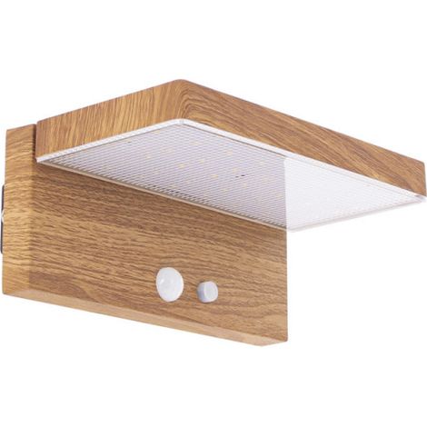 Xanlite – Applique murale solaire IP44 400 lumens – Détecteur de mouvement – 3 modes d'éclairage – Aluminium – SO1911AW (1/9)
