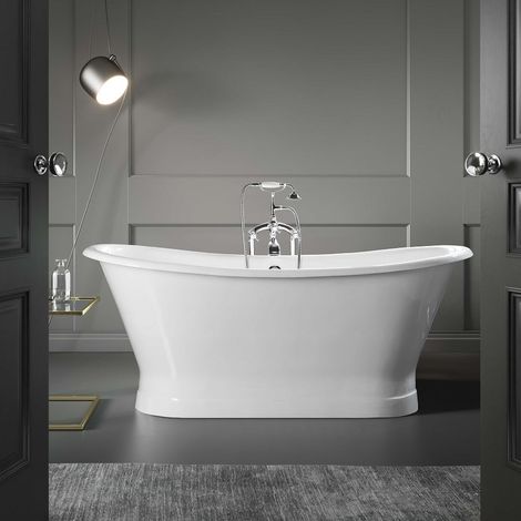 Vasca da bagno freestanding in ghisa stile classico COVENTRY bianca 173 cm