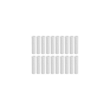 Lot de 20 cache-bougies de 10 cm (4 pouces) imitation goutte de cire E12 pour lustre