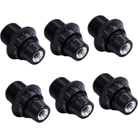 6 Pièces douille d'ampoule ampoule e14 prises électriques prise d'e douille de remplacement porte-lampe autobloquant e vintage le de lampe e14 support de e (1/5)
