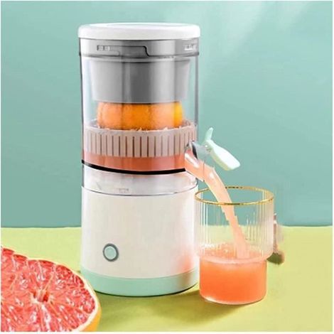 1 unité presse-agrumes électrique, sans fil et portable, pour oranges pommes poires, extraction facile des jus frais à domicile ou au bureau