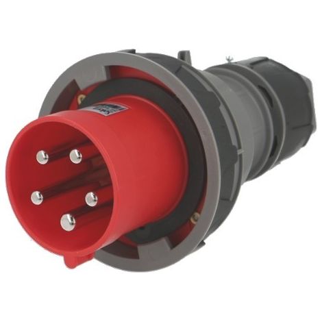 Solera – Prise mâle CEE triphasée 5 broches 63A 400V IP67 – Connexion sécurisée pour installations industrielles – Environnement humide