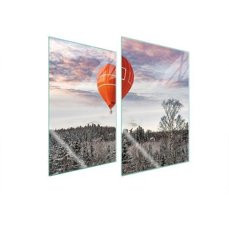 PIASTRA PROTETTIVA IN VETRO PER CUCINA 2x35x52 BALLOON (1/5)