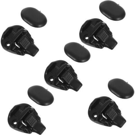 5 Pièces Verrou de Fenêtre Voiture Bouton de Serrure Sécurisé pour Vitres Cabine Compatible Camions et Engins de Chantier (1/5)