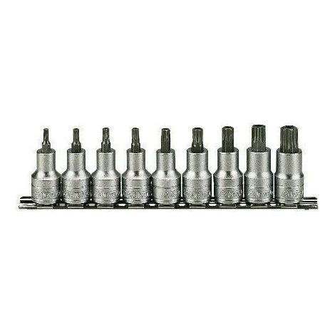 Set di Chiavi Torx Pro Teng Tools 9 Pezzi Grigio