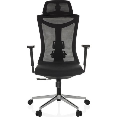 [NEUWERTIG] Hjh Office Bürostuhl Drehstuhl Kamiak Rücken Netzstoff Sitz Stoff Schwarz Stuhl B-Ware