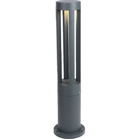Trade Shop - GARTEN-STRASSENLAMPE 12 WATT LED OUTDOOR BODEN IP65 GRAU STRASSENLAMPE ES28 - (1/3)