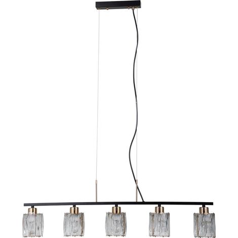 Hängeleuchte Simona 5 E14 schwarz MAT italux PND-40814-5-BK-HBR (1/2)