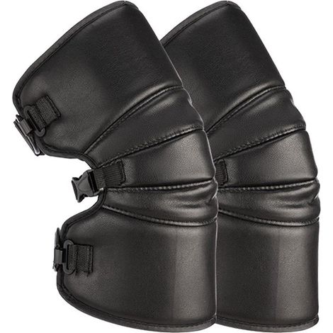Rodilleras reflectantes de invierno para motociclista, impermeables, de espuma de poliuretano. (1/4)