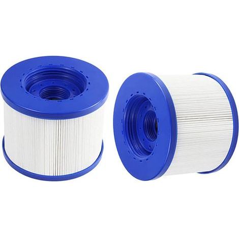 Swimming Pool Filter 2 Pack Replacement, 104mm Inflatable Screw Filter Cartridge, for Clever Spa + Aquaparx + Aqua Spa + Costway + All Seasons + GoPlus + Widod and... (1/5)