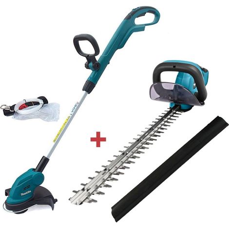 Makita DUR181Z LXT 18v Cordless Grass Line Trimmer & DUH523Z Hedge Cutter Bare