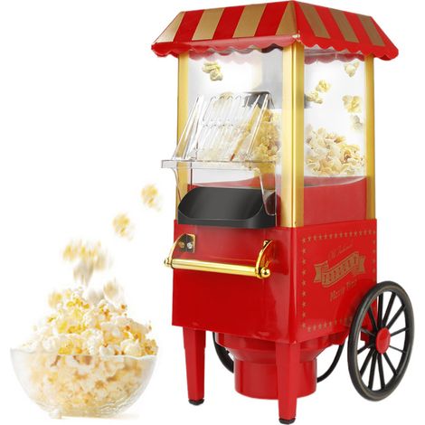 Aqrau machine à pop-corn Forme de voiture classique