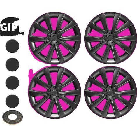 Couvre-roues, taille 18 pouces, construction en plastique durable, Style de lame (1/2)