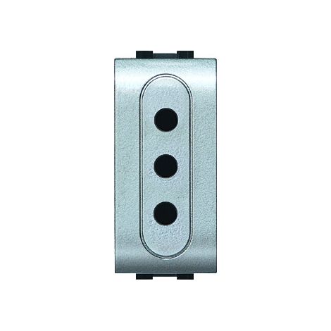Presa Italiana Sicurezza Mylife 2P+T 10A Tech (Elettrocanali Cod. Ecl4039Tec)