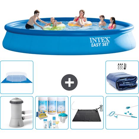Intex Piscine Easy Set Ronde - 457x84 cm - 7-pièces S20278 (1/5)