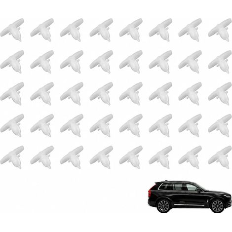 40 PCS Clips D'étanchéité de Voiture pour Porte Avant, Attaches en Caoutchouc pour Fixation Automobile, Recouvrements Universels pour Habillage Latéral et Panneau Intérieur Auto (1/5)