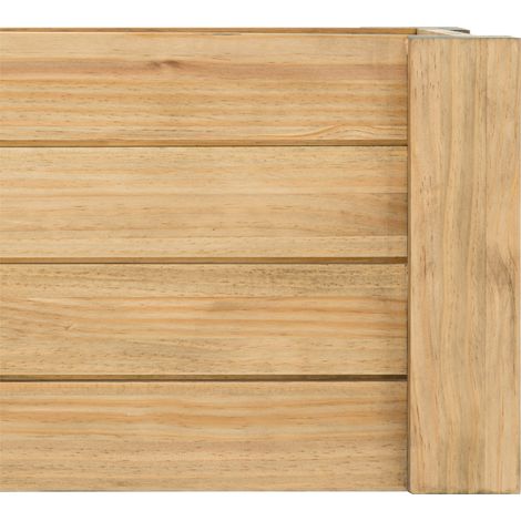 Baúl ECO 40x120x37cm abierto en madera maciza de pino acabado vintage (1/5)