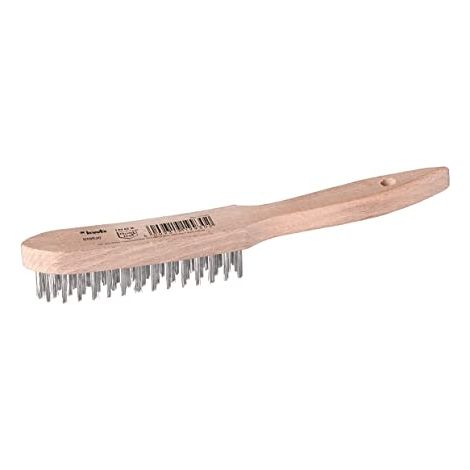 Cepillo de alambre kwb 923130 3 filas alambre de acero