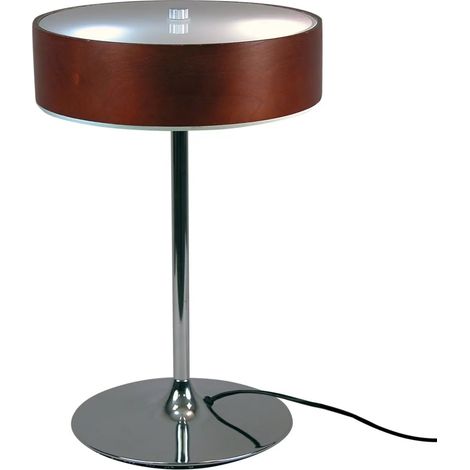 [GEBRAUCHT] B-Ware Aluminor Edle Tischlampe Malibu Tischlampe Tischlicht Leuchte Ebenholzdekor