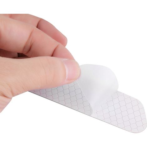 Lot de 4 pièces, autocollants OUVERT, avertissement réfléchissant (blanc fluorescent) (1/5)