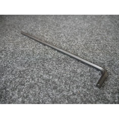 Clé mâle 6 pans coudée 6x207mm acier brunie (ALLEN)