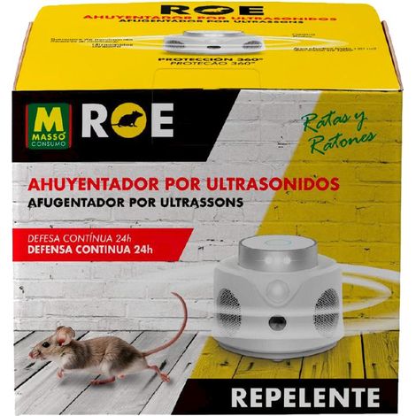 Ahuyentador ultrasonidos para ratas y ratones