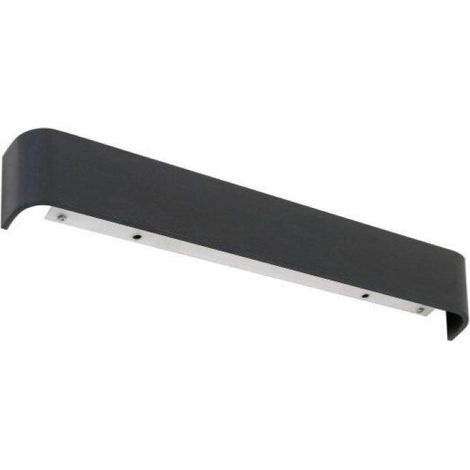 Applique Murale Design Allongée Intérieure LED 12W Noir - Blanc