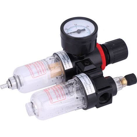 Filtre séparateur huile/eau G1/4 avec raccord rapide AFC2000 AL2000 Unité d'alimentation en air (1/5)